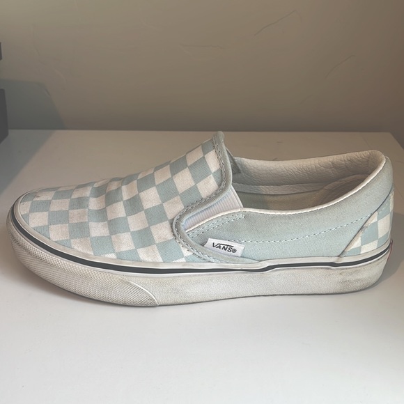 Blue checkered Vans - Picture 2 of 3